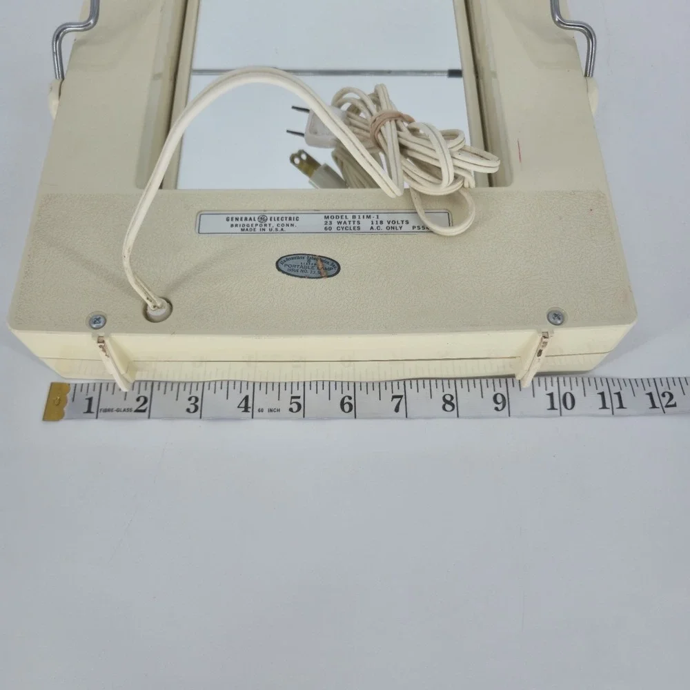GE Lighted Makeup Mirror B11M-1 4 Modes 2 Magnification Vanity USA Vintage Works